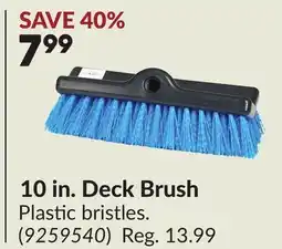 Princess Auto 10 in. Deck Brush offer