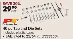Princess Auto SAE: 9/64 to 21/64 in. 40 pc Tap and Die Sets offer