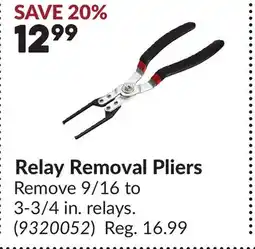 Princess Auto Relay Removal Pliers offer