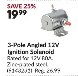 Princess Auto 3-Pole Angled 12V Ignition Solenoid offer