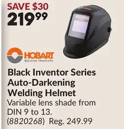 Princess Auto Black Inventor Series Auto-Darkening Welding Helmet offer