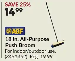 Princess Auto 18 in. All-Purpose Push Broom offer