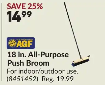 Princess Auto 18 in. All-Purpose Push Broom offer