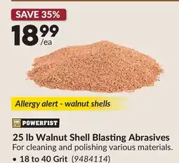 Princess Auto 25 lb Walnut Shell Blasting Abrasives offer