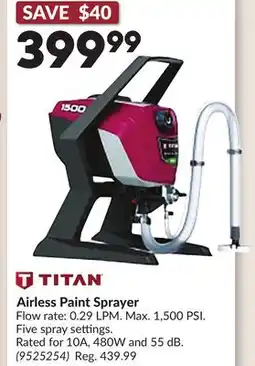 Princess Auto Airless Paint Sprayer offer