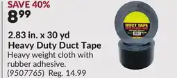 Princess Auto 2.83 in. x 30 yd Heavy Duty Duct Tape offer