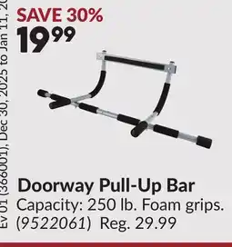 Princess Auto Doorway Pull-Up Bar offer