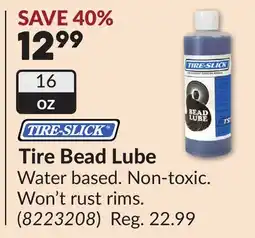 Princess Auto Tire Bead Lube offer