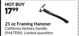 Princess Auto 21 oz Framing Hammer offer