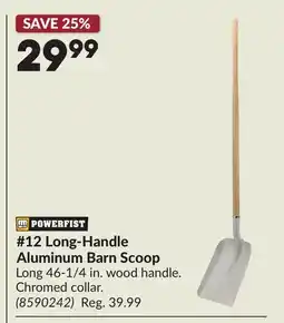 Princess Auto 12 Long-Handle Aluminum Barn Scoop offer