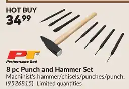 Princess Auto 8 pc Punch and Hammer Set offer