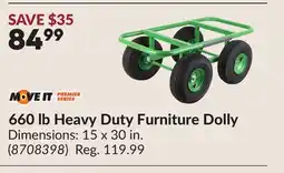 Princess Auto 660 lb Heavy Duty Furniture Dolly offer