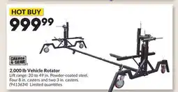 Princess Auto 2,000 lb Vehicle Rotator offer
