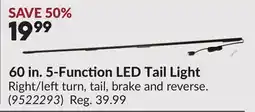 Princess Auto 60 in. 5-Function LED Tail Light offer