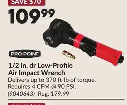 Princess Auto 1/2 in. dr Low-Profile Air Impact Wrench offer