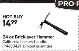 Princess Auto 24 oz Bricklayer Hammer offer