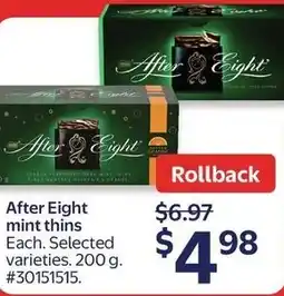 Walmart After Eight mint thins offer