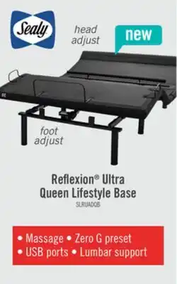 The Brick Sealy Reflexion Ultra Lifestyle Base - Queen offer