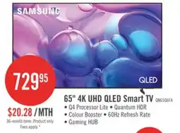 The Brick SAMSUNG 65 Q6F QLED Vision AI 4K UHD Smart Tizen OS TV (QN65Q6FAAFXZC) - 2025 Model offer