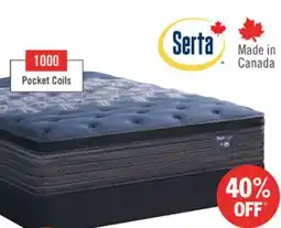 The Brick Serta Back Logic 3.0 Eurotop Plush Queen Mattress offer