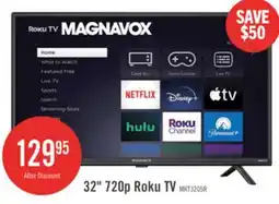 The Brick MAGNAVOX 32 HD Ready Roku Smart TV offer