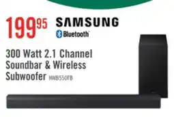 The Brick SAMSUNG B-Series 2.1 Channel Soundbar with Wireless Subwoofer (HW-B550F/ZC) offer