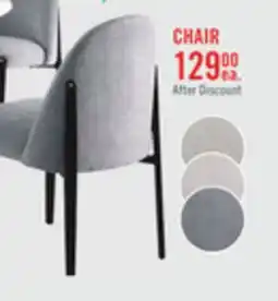 The Brick Kort & Co. Capri Dining Chair with Vegan Leather Fabric, Metal - Taupe offer