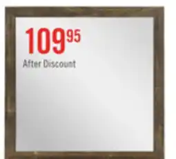 The Brick Silas Bedroom Dresser Mirror - Rustic Brown offer