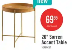 The Brick Soren 20 Accent Table - Honey Walnut offer