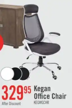 The Brick Kegan 28 Executive Mesh Office Chair - White offer