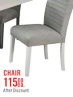 The Brick Garbo Dining Chair with Velvet Fabric, Wood - Grey offer