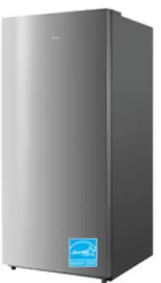 The Brick Midea 21 Cu. Ft. Convertible 2-in-1 Upright Refrigerator-Freezer - Stainless Steel - MRU21B6ASL offer