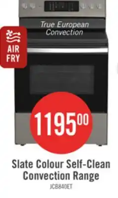 The Brick GE 5 Cu. Ft. Electric Range with True European Convection and Air Fry - Slate - JCB840ETES offer