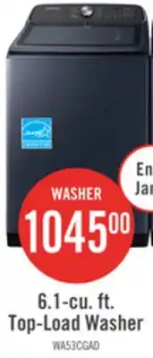 The Brick Samsung 6.1 Cu. Ft. Top-Load Washer - Navy - WA53CG7155ADA4 offer