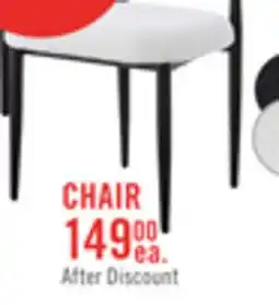 The Brick Kort & Co. Capri Dining Chair with Boucle Fabric & Gold Accent, Metal - White offer