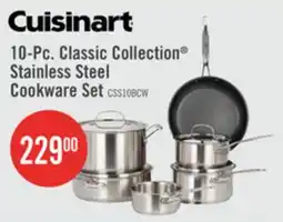 The Brick Cuisinart 10-Piece Classic Collection Stainless Steel Cookware Set - CSS-10BC offer
