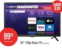 The Brick MAGNAVOX 24 HD Ready Roku Smart TV offer