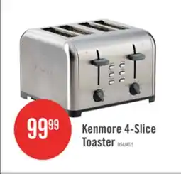 The Brick Kenmore 4-Slice Toaster with Dual Controls Stainless Steel - KKTSDC4SS offer
