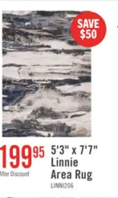 The Brick Linnie Blue Grey Area Rug - 5'3 x 7'7 offer