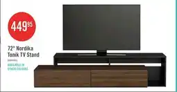 The Brick Nordika 72 Tonik TV Stand - Walnut offer