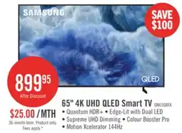 The Brick SAMSUNG 65 Q8F QLED AI 4K UHD Smart Tizen OS TV (QN65Q8FAAFXZC) - 2025 Model offer