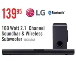 The Brick LG 2.1 CH Bluetooth Dolby Atmos DTS:X Soundbar (SQC1.DCANLLK) offer