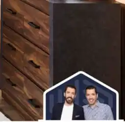 The Brick Scott Living Dante Bedroom 6-Drawer Dresser, 60W x 36H - Brown offer