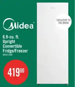 The Brick Midea 6.9 Cu. Ft. Convertible Upright Refrigerator-Freezer - MRU07B3AWW offer