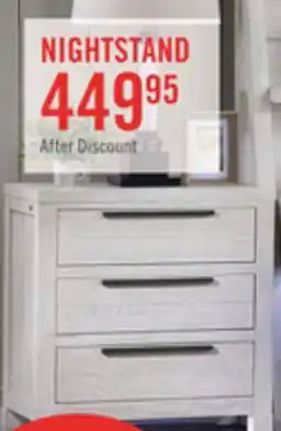 The Brick Haven Bedside 3-Drawer Nightstand with USB Port, 26W x 28H - White offer