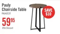 The Brick Pauly 15 Chairside Table with Wood-Look Tabletop - Hazelnut offer