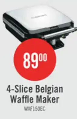 The Brick Cuisinart 4-Slice Belgian Waffle Maker - WAF-150EC offer