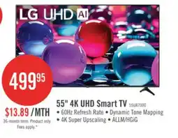 The Brick LG 55 UA7000 4K UHD Smart webOS TV (55UA7000PUB.ACC) 2025 Model offer