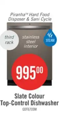 The Brick GE Top-Control Dishwasher with Sanitize Cycle - GDT670SMVES offer