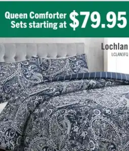 The Brick Lochlan 3-Piece King Comforter Set - Navy and White offer